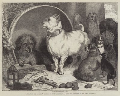 Alexander und Diogenes von Edwin Landseer